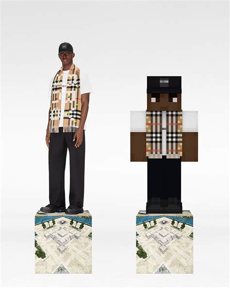 burberry x minecraft|More.